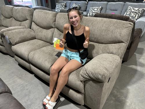 Happy BoxDrop Ludington customer