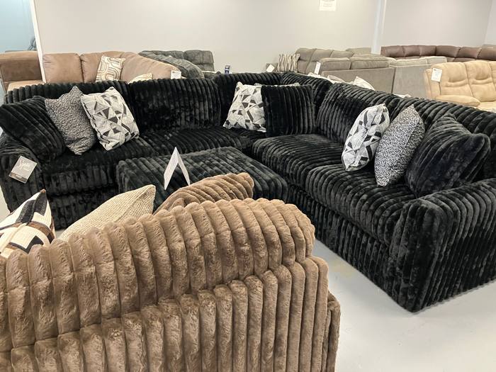 Living room furniture example at BoxDrop Ludington
